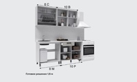 Кухня Тоскана 1.8 Готовое решение